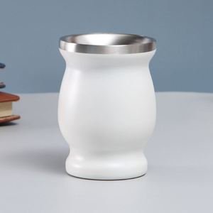 Bombilla Incluida, Taza de Yerba Mate de 8oz, Taza de Acero Inoxidable de Estilo Tradicional - Product Image 3