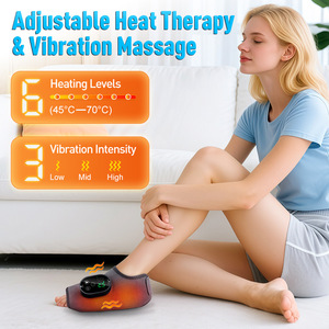 Heated Ankle Wrap <b>Massager</b> with Vibration | Rechargeable Hot Compress for Foot and Joint Relief Factory Direct - Product Image 4