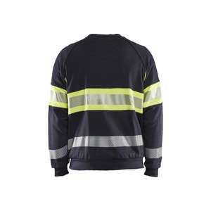 BLAKLADER - 3459176289334XL Sudadera multinorm Azul marino/Amarillo Hi-vis-EAN 7330509725986 ROPA DE TRABAJO RESISTENTE A LLAMAS - Product Image 2