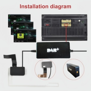 <span class=keywords><strong>Android</strong></span> App kiểm soát DAB mô-đun phổ kỹ thuật số đài phát thanh ABS Bộ dụng cụ nội thất cho xe Navigation Châu Âu chỉ - Product Image 5