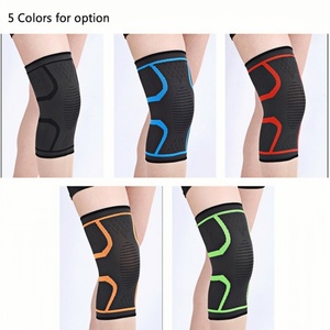 ชุดสนับเข่ากีฬา 6 ชิ้น ป้องกันการลื่นไถล ระบายอากาศได้ดี ผลิตจากไนลอนบาง สีสันสดใส สำหรับผู้ชายและผู้หญิง เหมาะสำหรับวิ่ง บาสเกตบอล ปั่นจักรยาน - Product Image 2