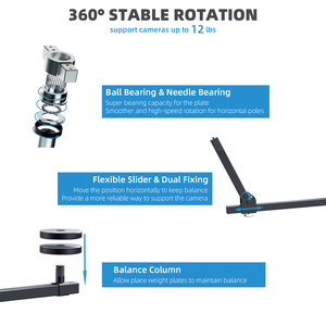Plataforma Giratoria Profesional para Fotografía RAUBAY 360 Grados (Versión Estándar), Cabina Giratoria para Fotos y Videos - Product Image 4