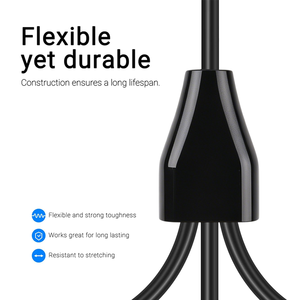 Cable de Audio y Video de 3.5mm a 3 RCA, 6.6FT/2M, Adaptador RCA de 3 Conectores Macho, Cable AUX Estéreo con Revestimiento de PVC para Auto, HDTV y Reproductor de DVD - Product Image 4