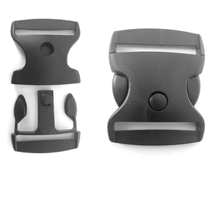 Boucles de retenue à triple ouverture latérale en <span class=keywords><strong>plastique</strong></span> de 2 "Boucles de sécurité centrale Ceinture extérieure Sangles de sac à dos <span class=keywords><strong>Sangle</strong></span> de 51mm Pièces de sac - Product Image 1