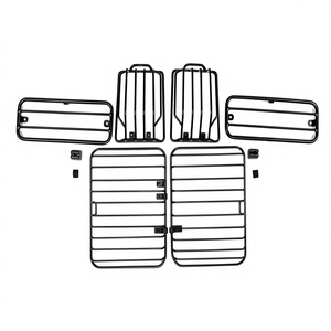 Rejilla para Faros Delanteros Clase <span class=keywords><strong>G</strong></span> W463, Luces de Giro, Luces Traseras, Marcos Protectores para G350 G500 G400 G55 G63 G65, Protector de Luces de Hierro - Product Image 1