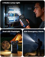 Batterie externe solaire 20 000 mAh FM/AM avec manivelle, radio météo NOAA, alarme SOS d'urgence pour l'extérieur, chargeur rapide et lampe torche LED