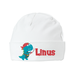 Bavaglino per neonati con nome Pirata Dino + ciuccio NUK con nome - Product Image 5