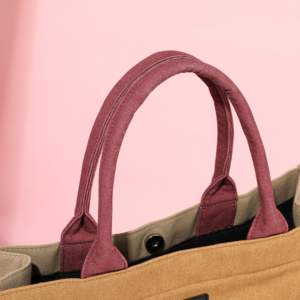 Bolso de lona de algodón beige grande recién llegado bolso de hombro reutilizable con logotipo impreso personalizado para compras y promociones - Product Image 4