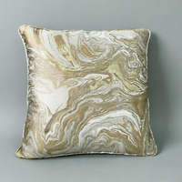 Housse de coussin décorative pour la maison, motif sable mouvant brillant, jacquard métallique, qualité supérieure, vente en gros directe usine
