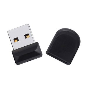 Super Mini 16GB USB2.0 <span class=keywords><strong>Flash</strong></span> Drive Lindo Negro Plástico Pendrive en Stock USB Memory Stick - Product Image 1