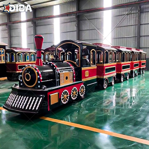 <span class=keywords><strong>Tren</strong></span> Eléctrico sin Rieles a <span class=keywords><strong>Precio</strong></span> Competitivo, 4 Vagones sin Rieles, Paseo en <span class=keywords><strong>Tren</strong></span> sin Rieles para Resorts y Lugares Turísticos - Product Image 3