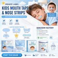 Xingda Fabricant OEM ODM de bandes buccales et de bandes nasales pour enfants sous marque privée, fournisseur d'emballages et de formes personnalisées