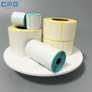 Shipping Label Sticker 100x100mm China Manufacturer Label Paper Roll for Package Printing Barcode Printing - Product Image 1