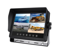 ISO Factory 10.1 pouces IP69K étanche moniteur de voiture 4 canaux moniteur d'entrée vidéo AHD écran Bus camion moniteur