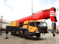 Hochwertiger STC1600C8-8 LKW-Montierter Kran mit Teleskopausleger, Doppelmotoren, Starkem Getriebe, Pumpenkernkomponenten, 69,7m Hubhöhe
