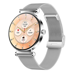 2025 Y16 Smartwatch moda donna <span class=keywords><strong>Display</strong></span> da 1.32 pollici IP67 BT chiamata cardiofrequenzimetro assistente vocale bussola/calendario per - Product Image 3
