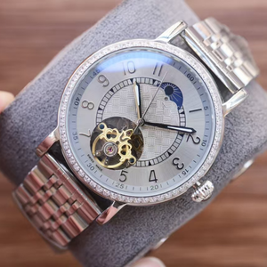 Reloj Cronógrafo Mecánico Automático de Alta Gama, Original, de Primera Calidad, con Correa de Acero Inoxidable, Diseño Antiguo de Lujo para Hombre - Product Image 5