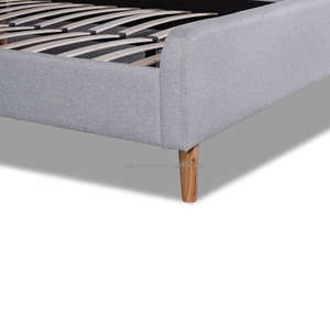 Base de lits d'hôtel rembourrés populaires avec <span class=keywords><strong>pieds</strong></span> métalliques 140x200, 160x200cm, lits souples populaires à vendre - Product Image 6