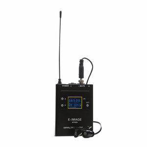 Micrófono transmisor y receptor de cámara inalámbrica, E-IMAGE, uhf, MTR-S2, para entrevista - Product Image 3