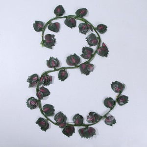 Guirlande de <span class=keywords><strong>lierre</strong></span> artificielle, fausses feuilles, verdure en plastique, vignes, toucher naturel, 230 cm, pour <span class=keywords><strong>chambre</strong></span> à coucher, décoration murale, mariage, fête - Product Image 4