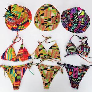 Traje de Baño de Alta Calidad, Tela Texturizada, Estampado Personalizado, Conjunto de Bikini, Bikini Brasileño Personalizado, Bikini Sexy de 2 Piezas - Product Image 1