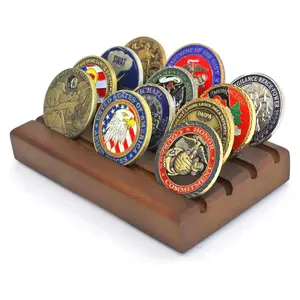 Présentoir de pièces de monnaie de défi militaire, porte-monnaie