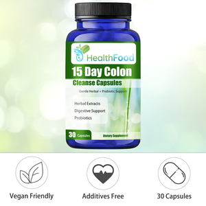 Custom Made Probiotic Support Capsules 15 Day Colon Cleanse Capsules with Senna Leaf Daily Boost Energy and Metabolism Slimming - Product Image 3