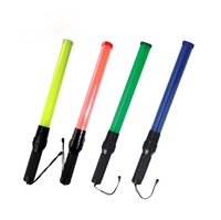 Bâton de signalisation LED rechargeable pour aéroport, pour le contrôle de la circulation et la direction en cas d'évacuation d'urgence, portable