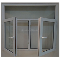 Fenêtres à battants de bonne qualité en VPC/UPVC avec grilles