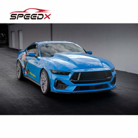 Capot en carbone pour Ford Mustang 2024 2025 S650, mise à niveau style surpuissant, capot moteur en fibre de carbone