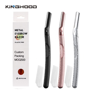 Biểu Tượng Tùy Chỉnh Màu Sắc Mới Dermaplane Tóc Tông Đơ Tạo nên Công Cụ Tròn Khuôn Mặt & Lông Mày Dao Cạo Với Độ Chính Xác Bìa - Product Image 5