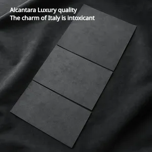 Autocollant de Console centrale pour <span class=keywords><strong>Tesla</strong></span> nouveau modèle 3 Highland <span class=keywords><strong>Alcantara</strong></span> daim Center contrôle Patch décorer Protection décalcomanie - Product Image 2