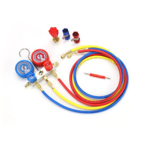 A60 पीतल HVAC A/C <span class=keywords><strong>R134</strong></span> R410A मैनिफोल्ड गेज सेट - Product Image 1