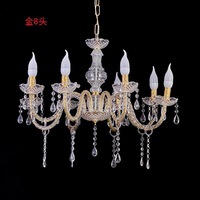 Lustre de mariage élégant et moderne en acrylique, luminaire suspendu LED à alimentation CA, écologique et durable pour scène de mariage