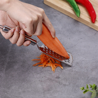 Parutan Dapur Manual Stainless Steel, Penghancur Bawang Putih, Penggiling Bawang Putih, Pengupas Jeruk Lemon, Dapat Digunakan Kembali