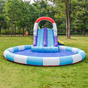 Cầu vồng khổng lồ trượt nước <span class=keywords><strong>Inflatable</strong></span> cho trẻ em PVC trong nhà và ngoài trời cho nhà trường khu dân cư trung tâm mua sắm sử dụng - Product Image 5