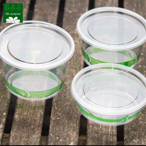 Service OEM 100% PLA biodégradable Deli 1-32oz gobelets en plastique - Product Image 5