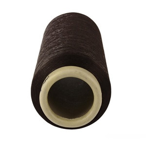 Giá Tốt Nhất 150D/48F Đen Có Độ Bền Cao <span class=keywords><strong>Spun</strong></span> <span class=keywords><strong>Dope</strong></span> Nhuộm Rút Ra Kết Cấu 100% Polyester Dty Sợi Cho Vải Dệt Kim - Product Image 4