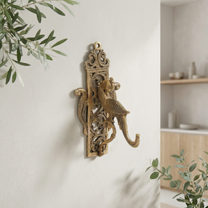 AK Brass Bird Design Antique Gold Finish Brass Wall <b>Hook</b> <b>Decorative</b> Metal <b>Coat</b> Hanger Wall Mounted <b>Hook</b> Home Decor - Product Image 4