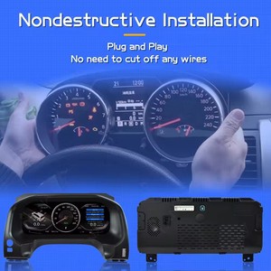 Linux LCD LHD Cockpit virtuel Compteur de vitesse Instrument Tableau de bord Cluster numérique pour Toyota Land Cruiser Prado 2010-2017 2018-2019 - Product Image 5