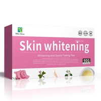 WINSTOWN Care Glow thé lisse blanchir la peau haute qualité rose à base de plantes aide les gens thé blanchissant radieux