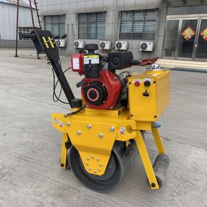 Compactador vibratorio de tambor doble individual, rodillo de carretera, rodillo de asfalto, precio de maquinaria de construcción de carreteras - Product Image 5