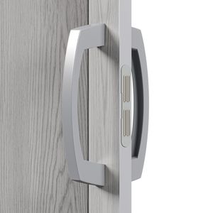 DB 48 "W ฉากกั้นห้อง PVC พับได้มีผนังกั้นสำหรับใช้ภายในสีเทา - Product Image 2