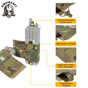 Sinairsoft High Quality Tactical Carrier <b>Pouch</b> 2Pcs Plate Mag <b>Pouch</b> with Nylon and Polyester Durable Plate Carrier Mag <b>Pouch</b> - Product Image 5