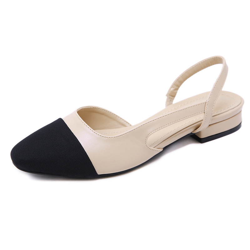 Sandales abricot [hauteur du talon 2 cm]