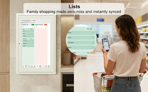 Calendrier mural numérique intelligent 10,1 pouces avec écran tactile WiFi, synchronisation avec l'application <span class=keywords><strong>Google</strong></span> iCloud, planificateur familial - Product Image 4