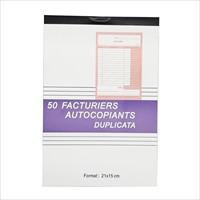 French Invoice buku faktur FACTURA, Nota uang tunai, buku pesanan, buku MENU sewa, dokumen pos