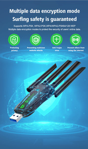 Adaptador <span class=keywords><strong>USB</strong></span> <span class=keywords><strong>WiFi</strong></span> de Doble Banda 2.4G 5G, <span class=keywords><strong>USB</strong></span> 3.0, Sin Controladores, para Computadora de Escritorio, Punto de Acceso <span class=keywords><strong>WiFi</strong></span>, Precio de Fábrica, BW11 - Product Image 6