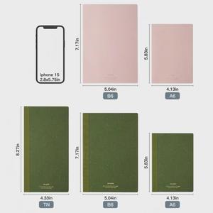 Quaderno Minimalista LABON in Carta Tomoe River A5 B6 A6, Blocco per Appunti Ecologico 68gsm Senza Effetto Ghosting con Copertina Protettiva Trasparente - Product Image 5