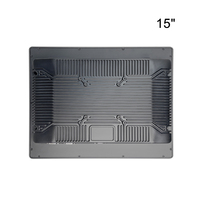 Monitor de Pantalla Táctil de Marco Abierto de 15 Pulgadas 4:3, Pantalla LCD Industrial Capacitiva de 10 Puntos, USB/DVI/Seriel, Nuevo, Fabricante OEM